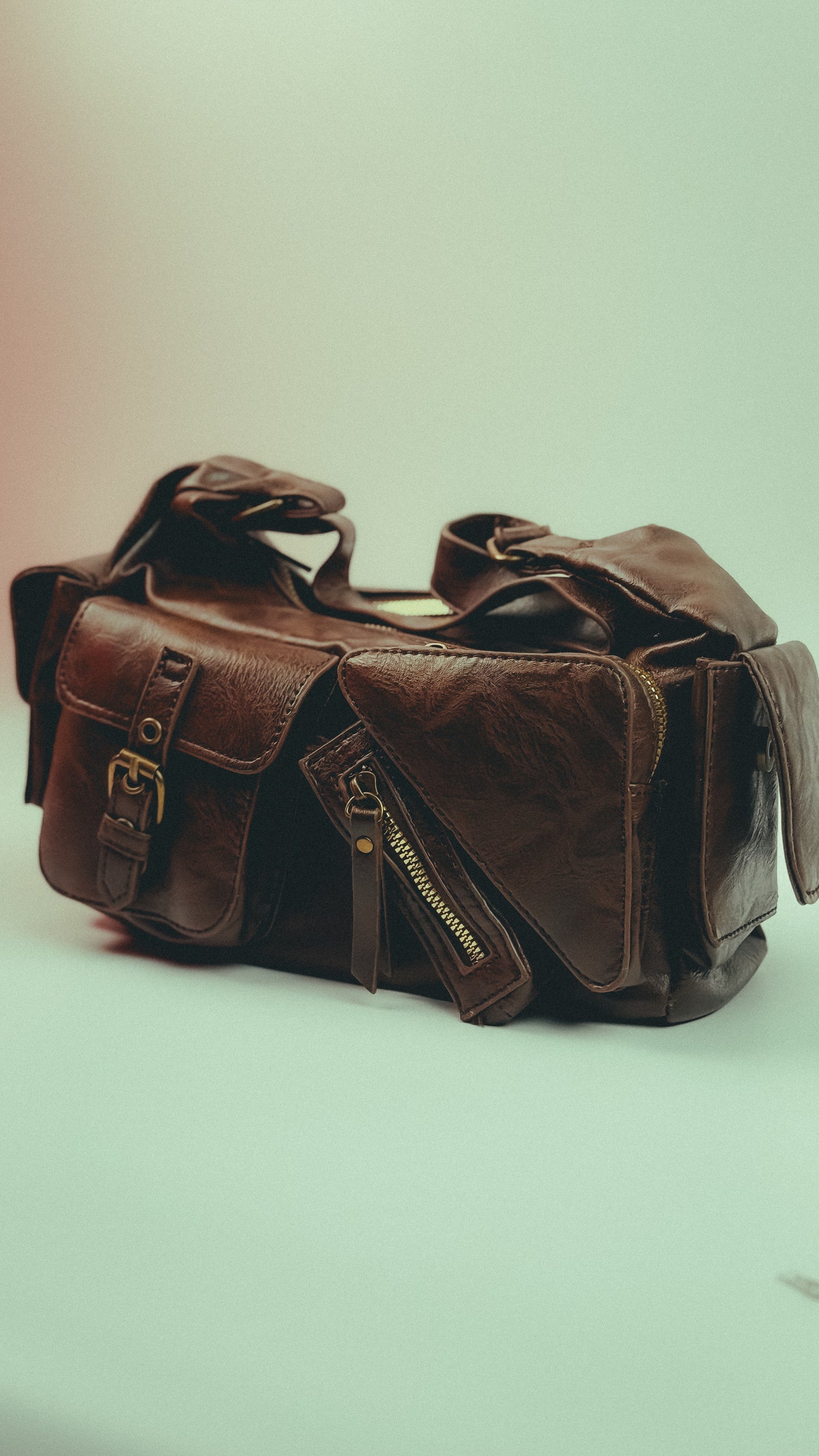 Vintage Shoulder Bag RealLather