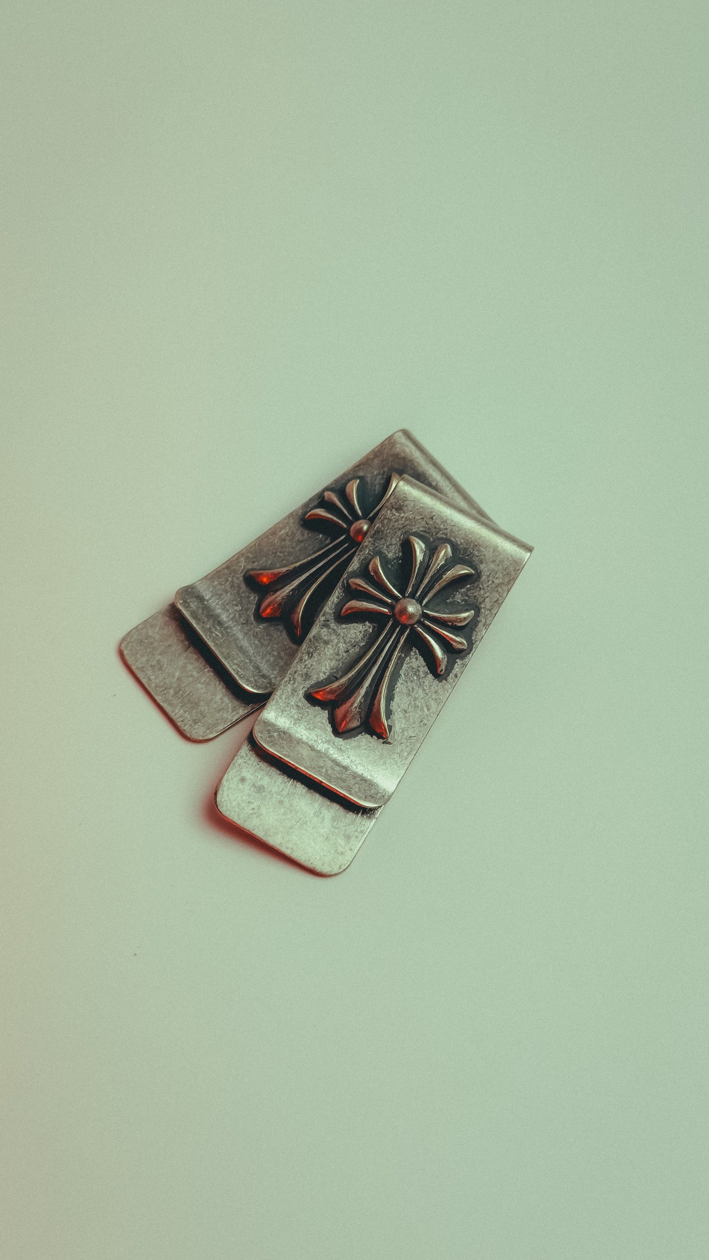 CHROME HEARTS DOUBLE CROSS MONEY CLIPS