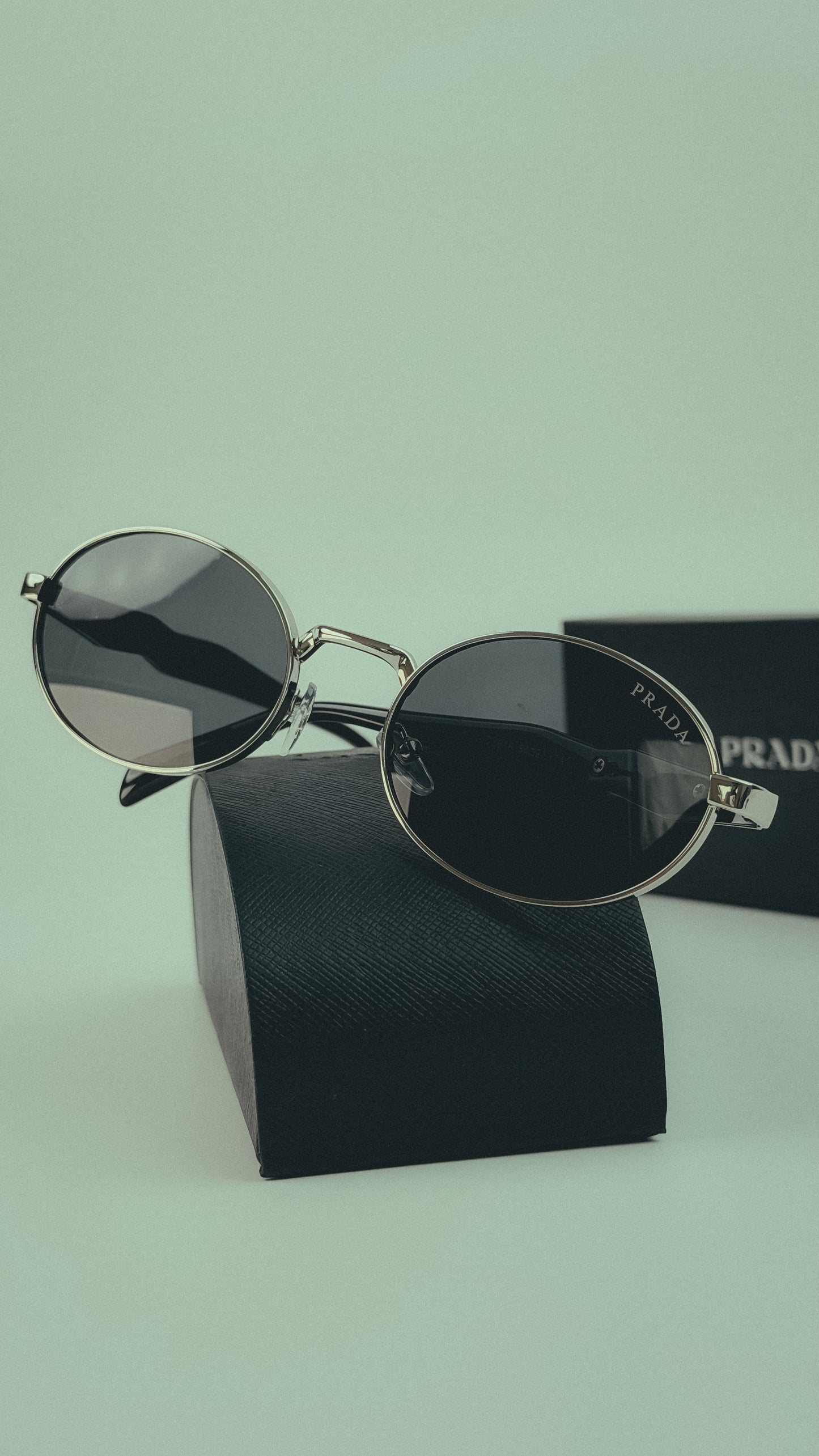 PRADA PR 65ZS Grey Lenses Sunglasses