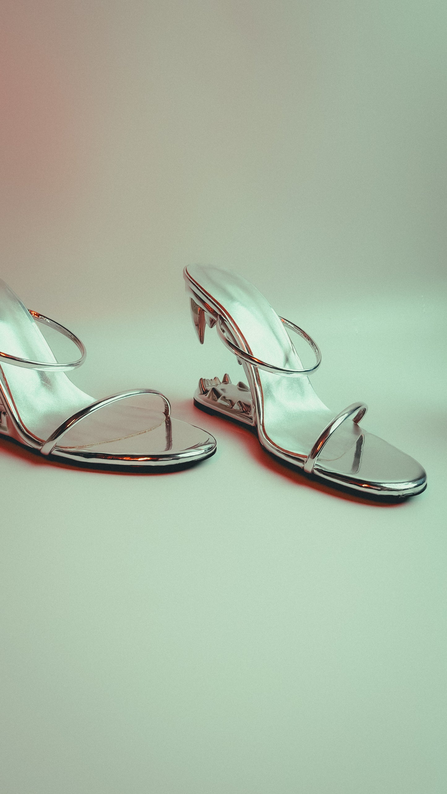 Muiof Sculptured Wedged Heel Sandals