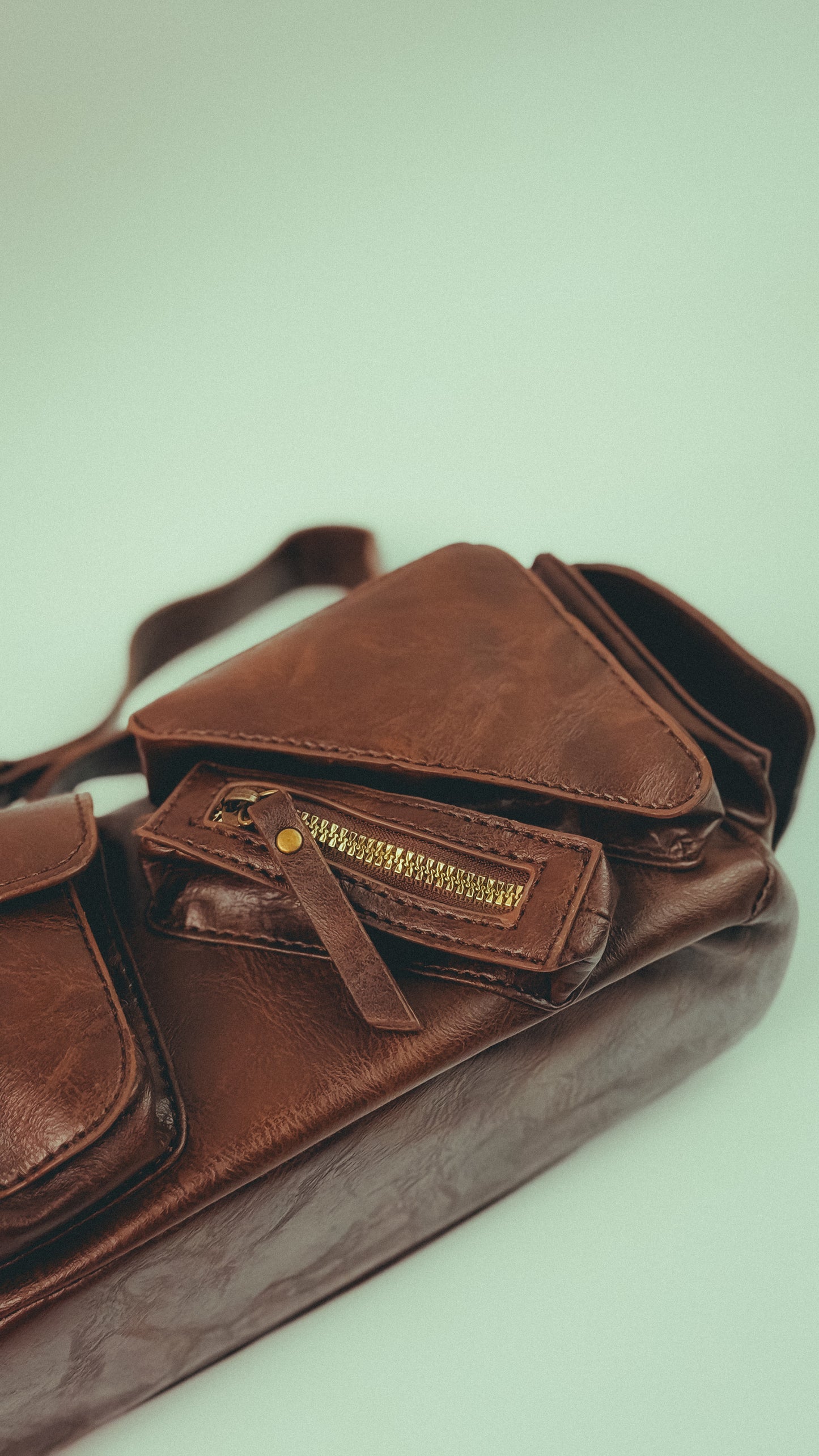 Vintage Shoulder Bag RealLather