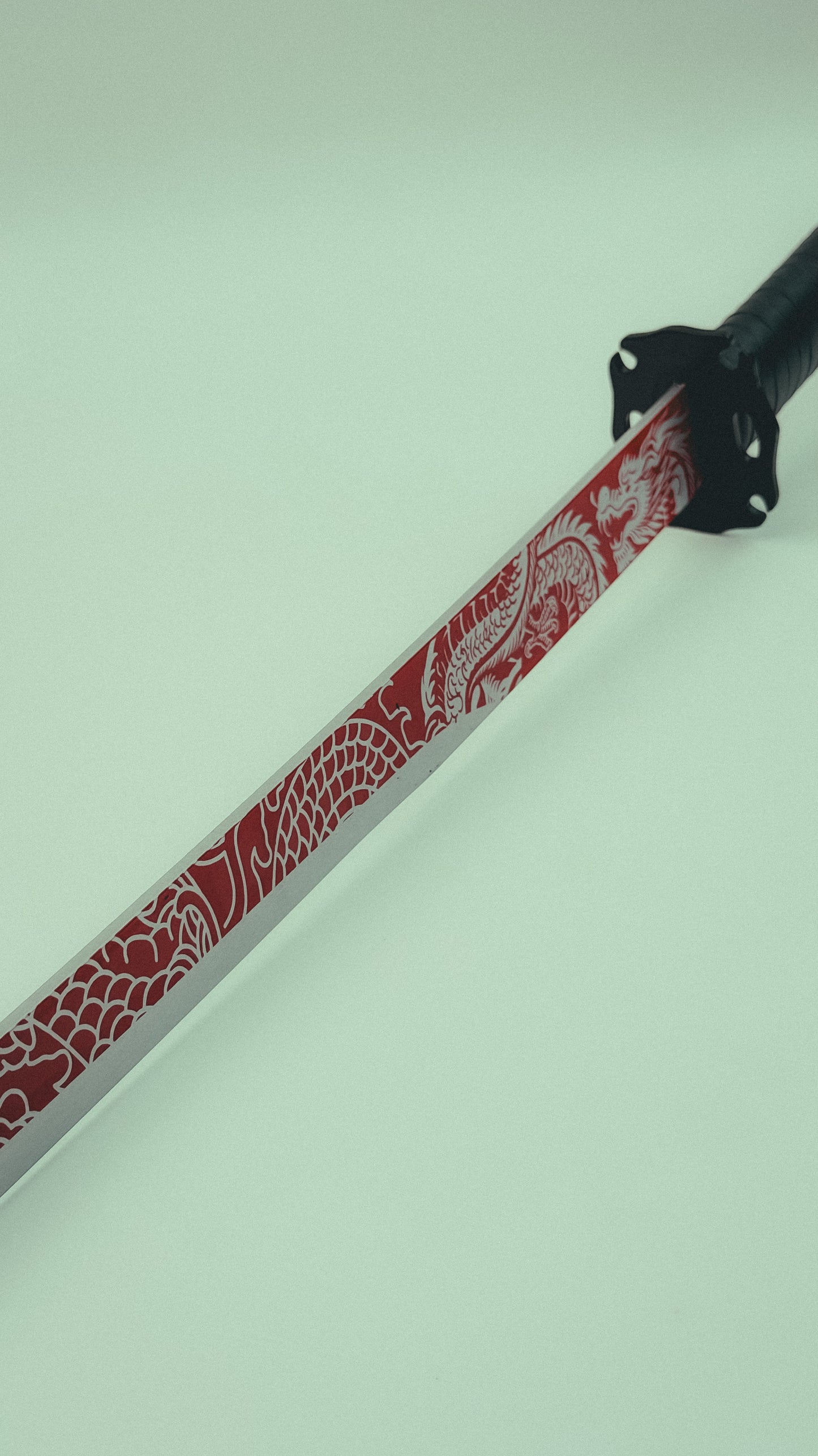 Red Dragon Manganese Steel Katana Sword