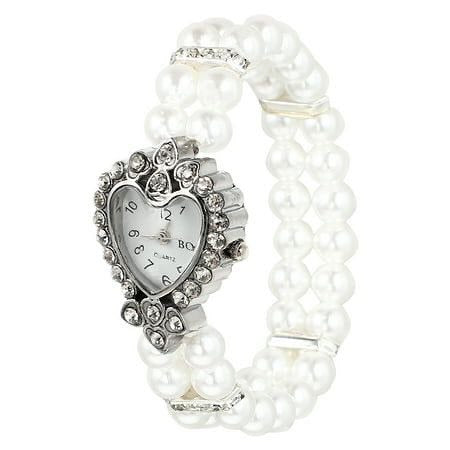 Pearls Hearts Watch