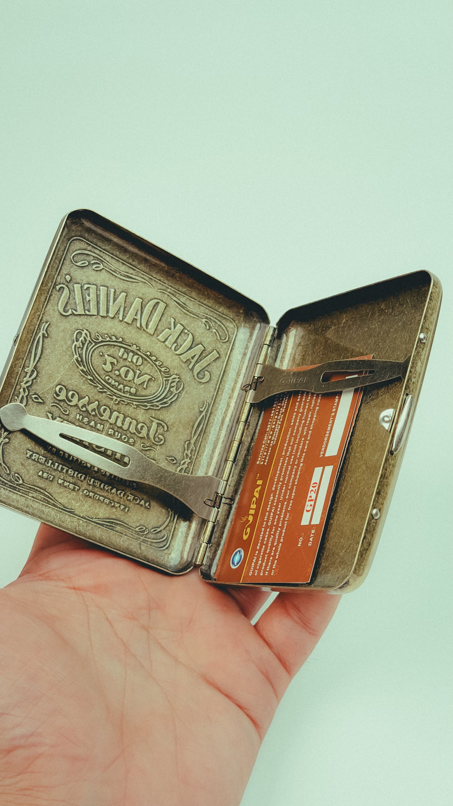 Vintage Jack Daniel's Whiskey Embossed Cigarette Holder