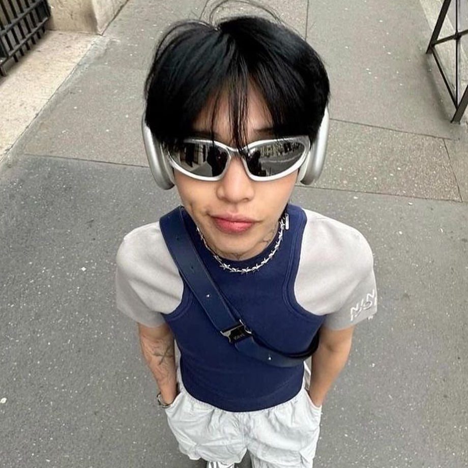 Gray BALENCIAGA sunglasses