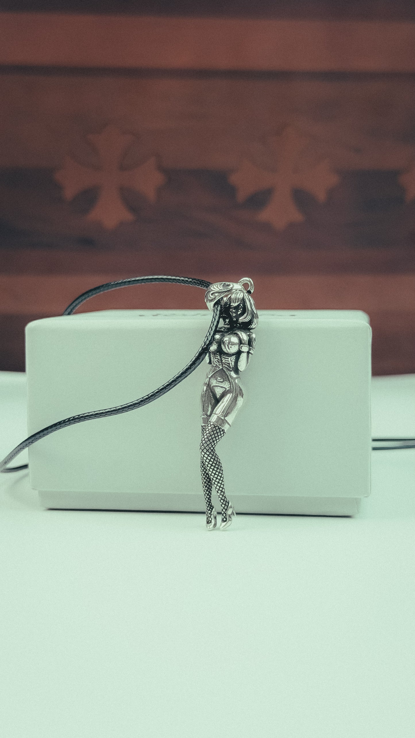 Anime Girl Mech Armor necklace