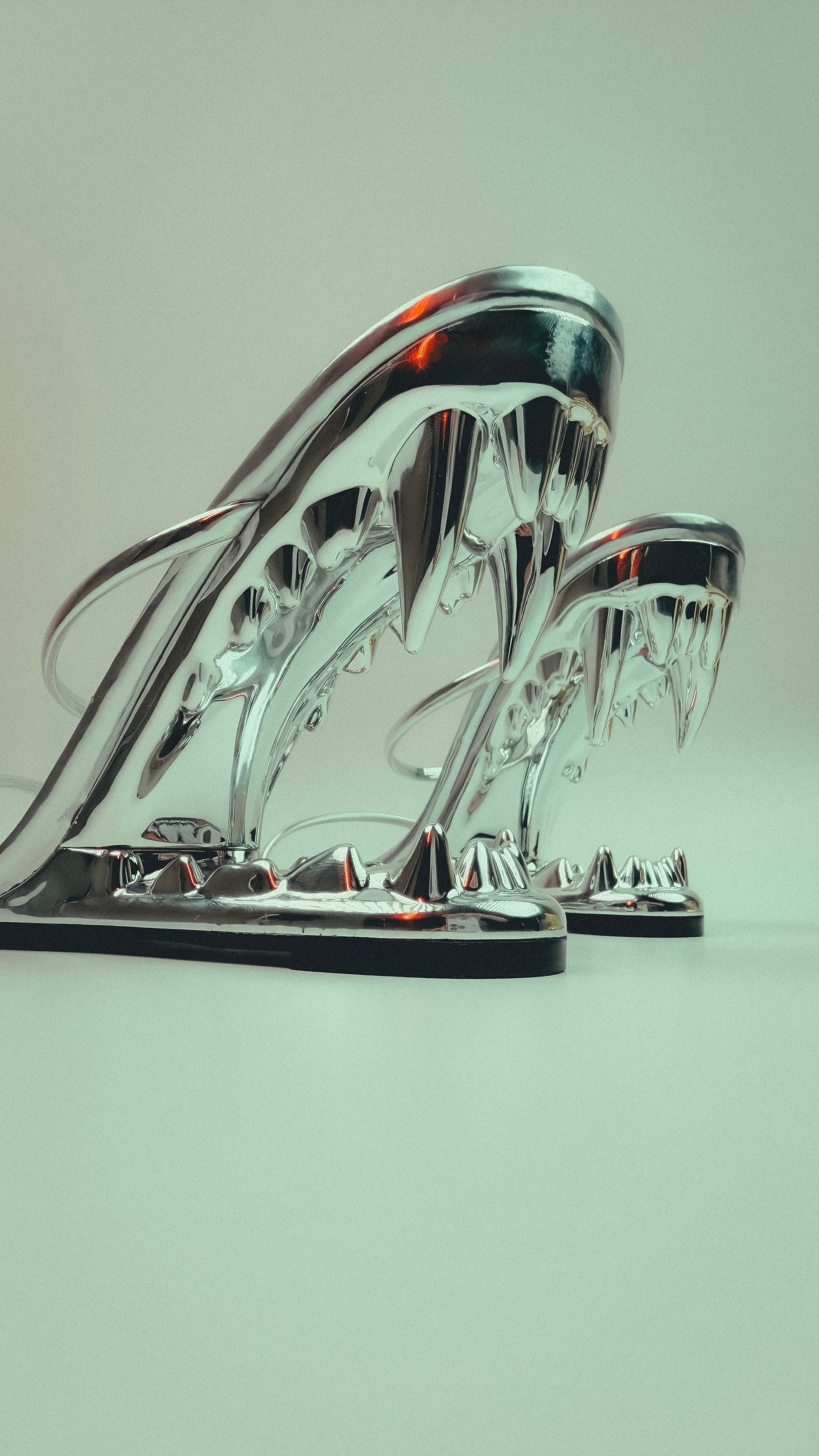 Muiof Sculptured Wedged Heel Sandals