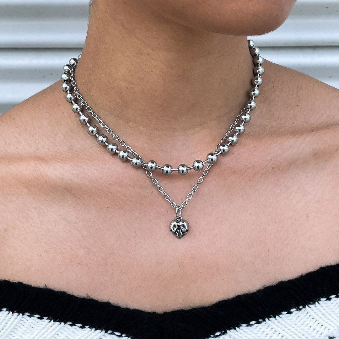 Ball Chain Choker Necklace