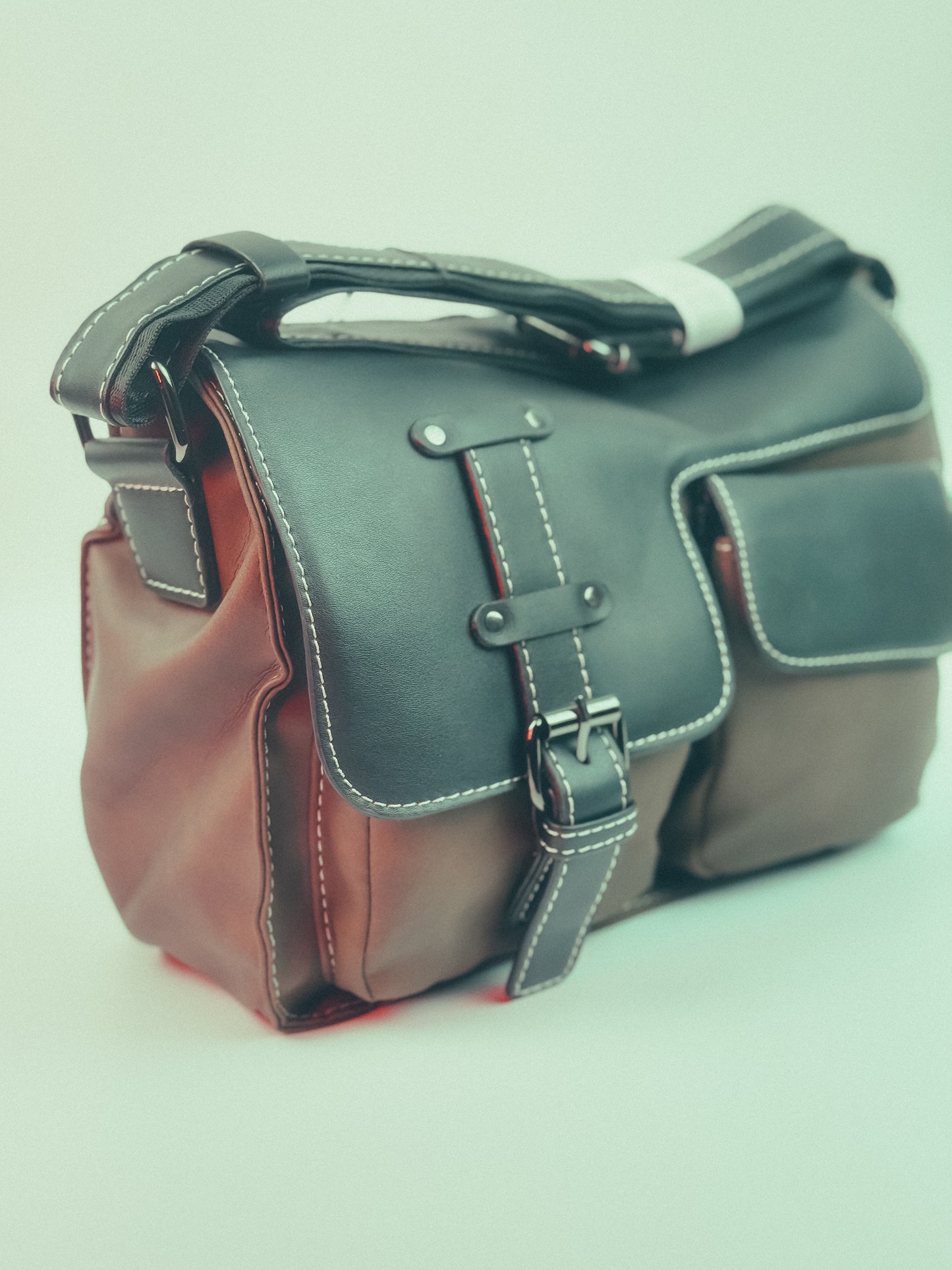 Shoulder lather Bag for men and women