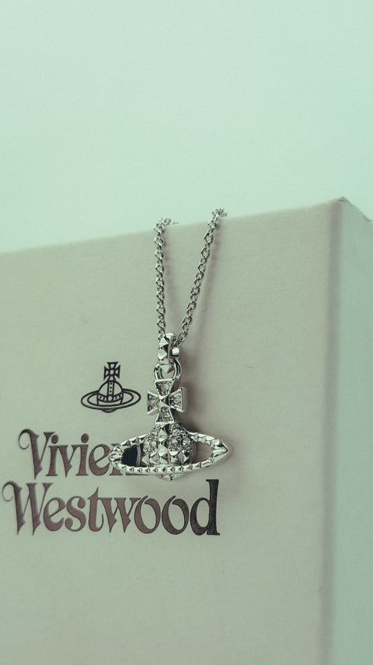 ‏VW Mayfair Bas Relief Pendant Necklace