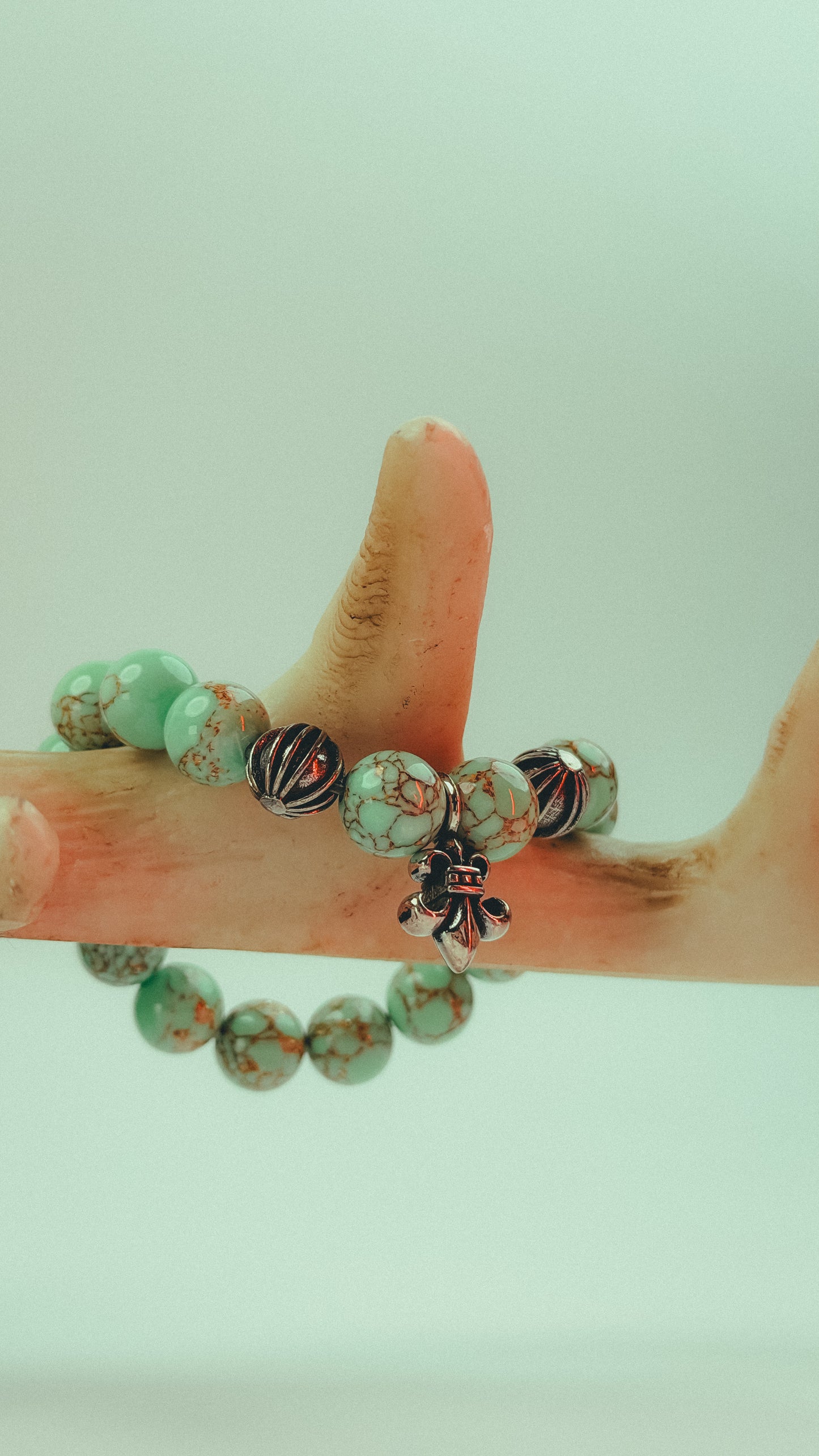 Chrome Hearts Turquoise Stone Bracelet