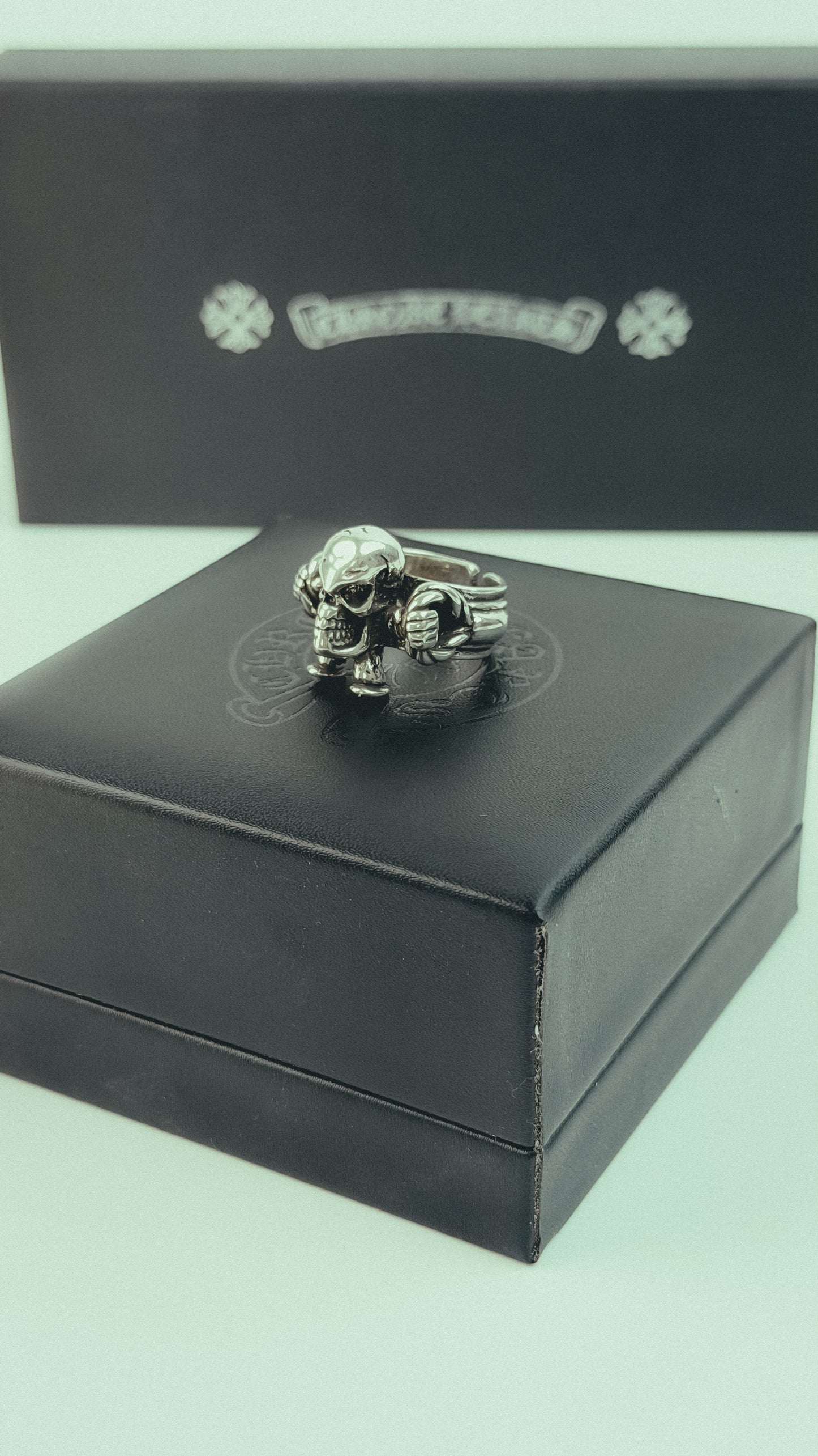 Chrome Hearts Silver Foti Harris Ring
