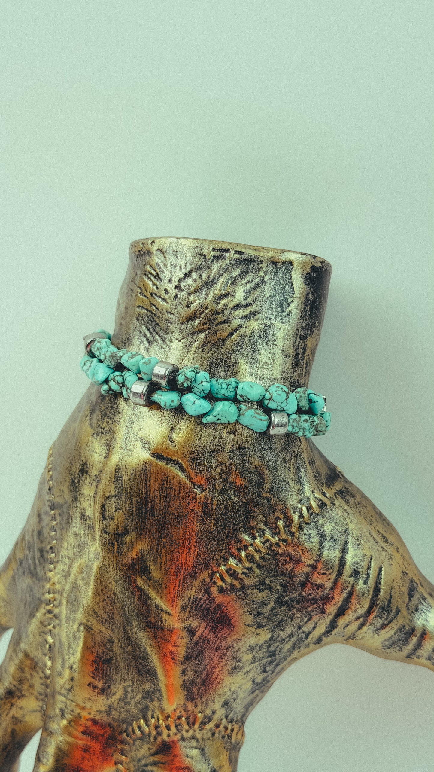 Ralph Lauren Turquoise Stone Bracelet