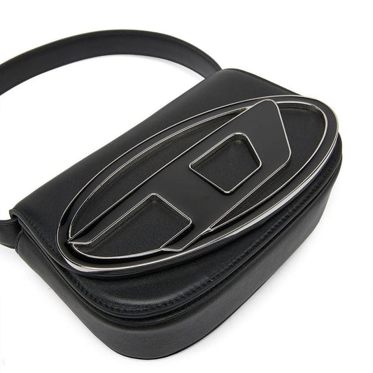 1DR - Iconic Black shoulder bag in nappa leather